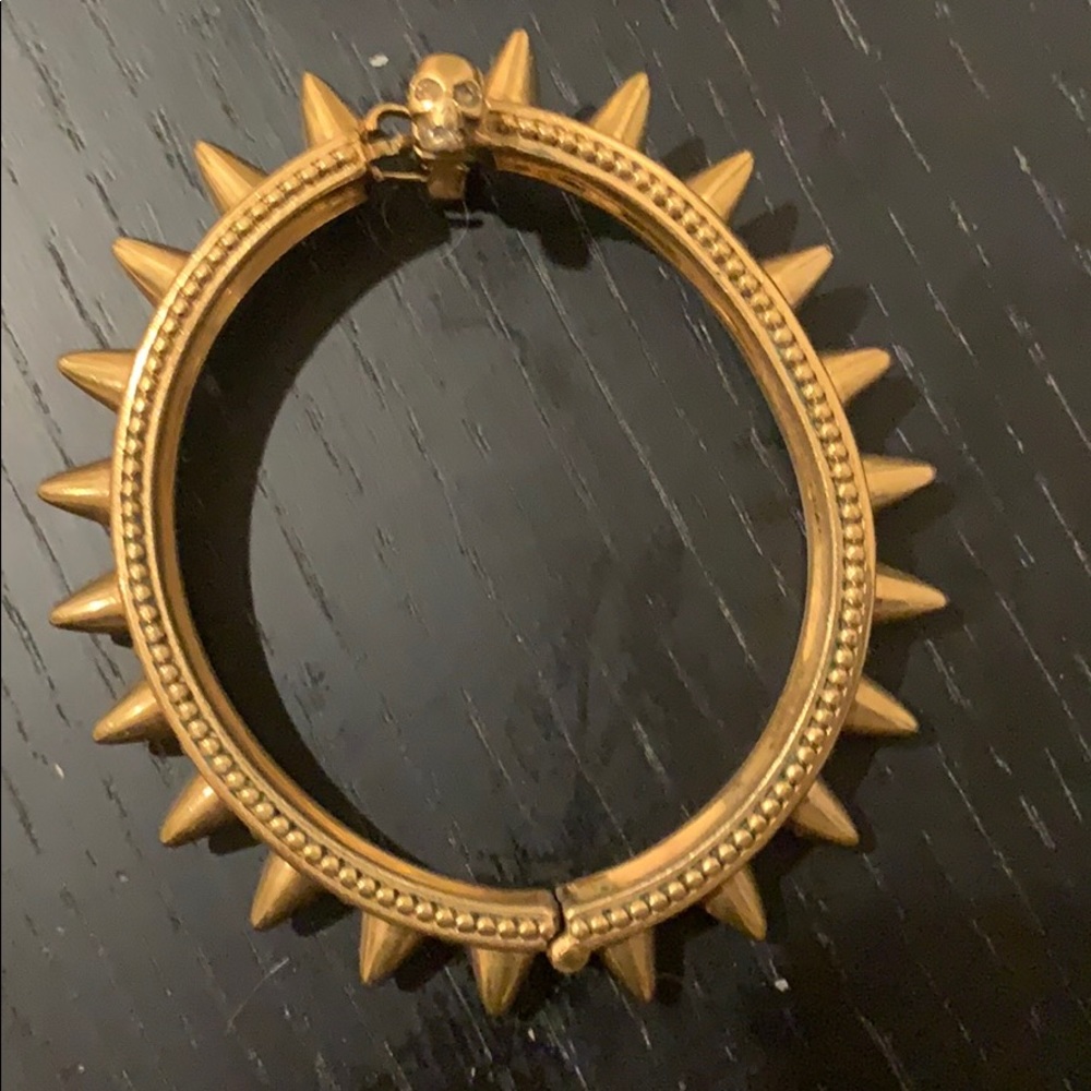 Men’s Alexander McQueen skull bracelet